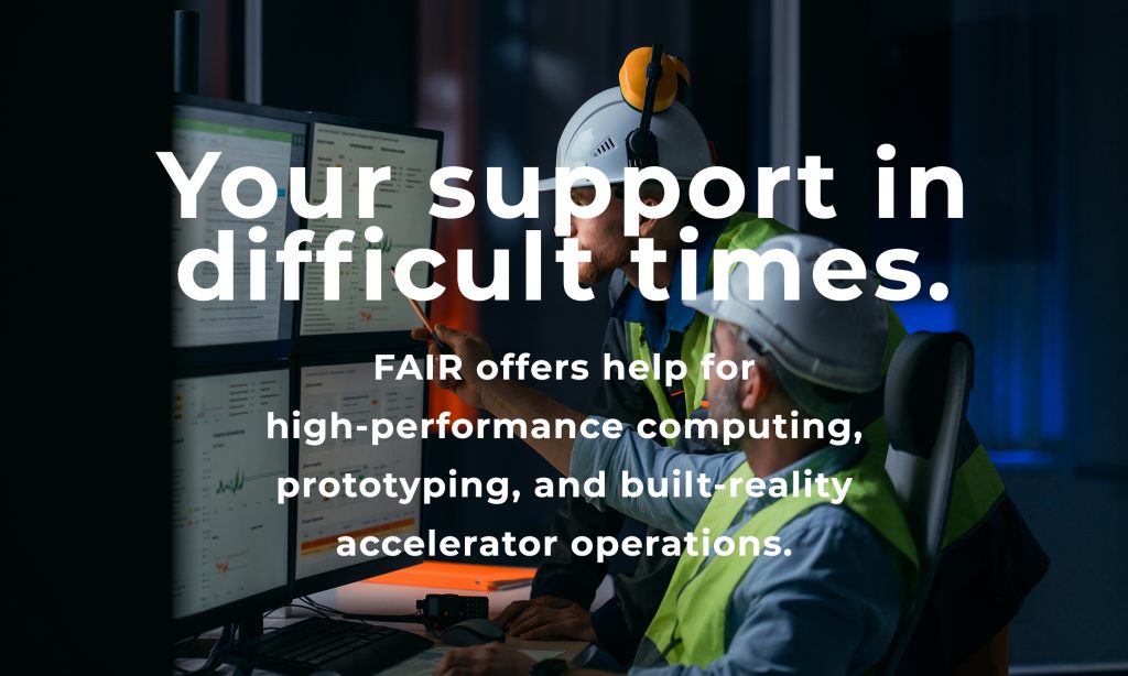 Group of operators control process on product line uses industry 4.0 and digital technology on modern factory. Two engineers follow assembly process uses SCADA system which AI technology and UI