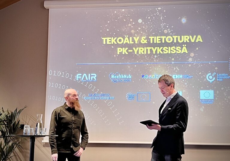 Tekoäly ja kyberturvallisuus PK-yrityksissä -tapahtuma korosti koulutuksen ja verkostoitumisen tärkeyttä tekoälyn aikakaudella