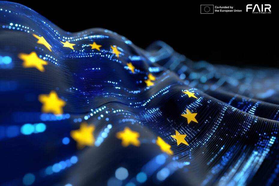 EU:n lippu virtakaapeleina kuvattuna