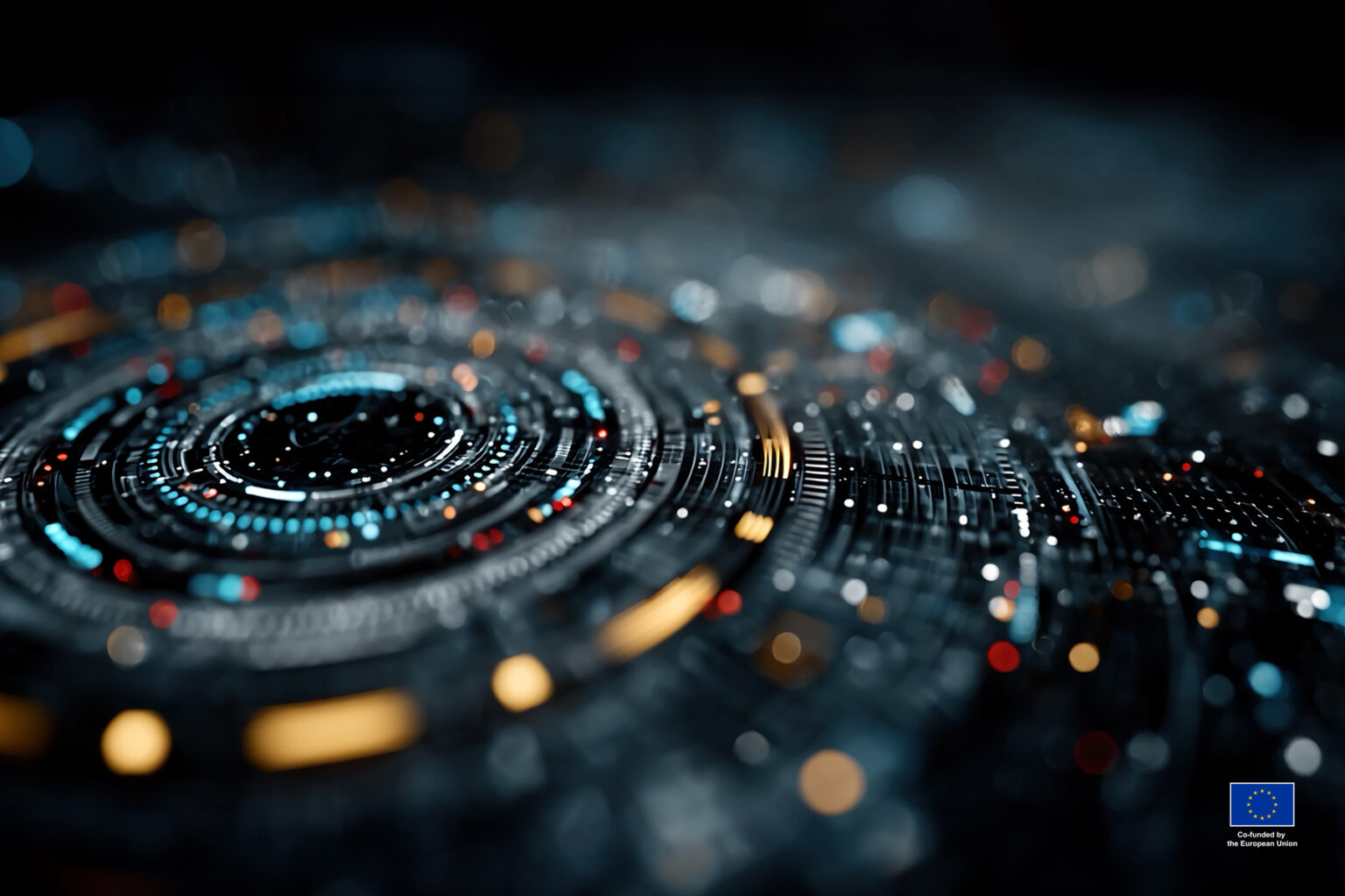 Post-quantum encryption UI concept illustrating advanced cryptographic techniques designed to withstand quantum computing threats.