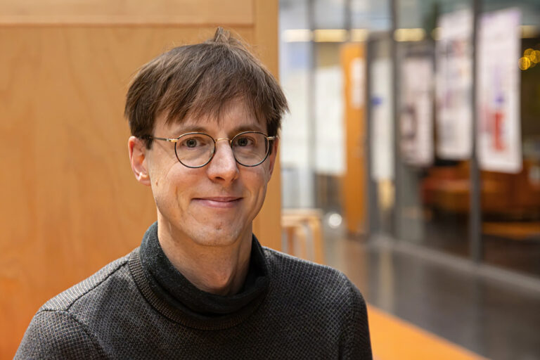 Associate Professor Andrew Cropper at the University of Helsinki photographed by Jani Närhi