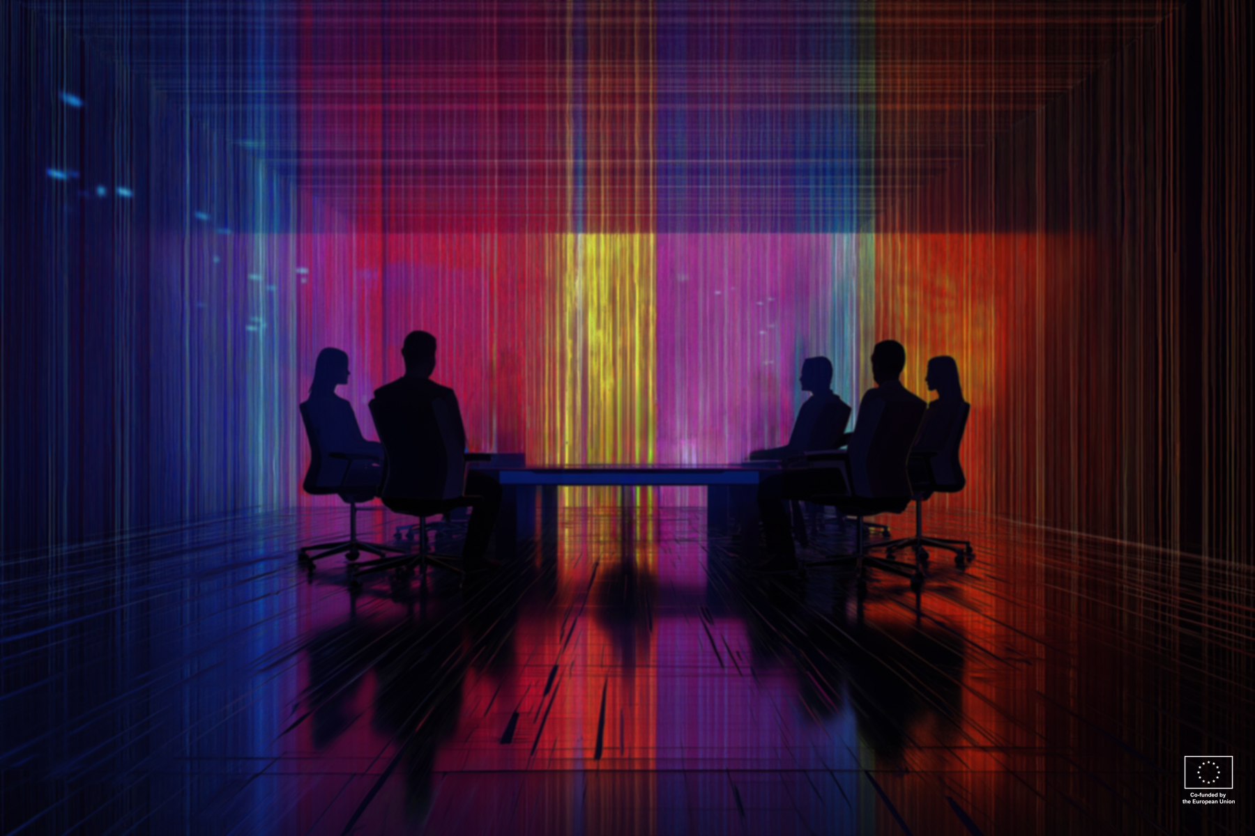 Agentic AI Business Meeting Futuristic Tech Collaboration in Dig