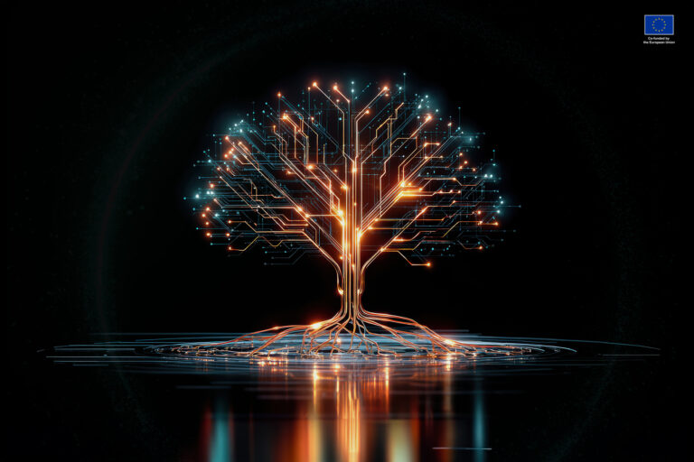 digital tree representing ecosystem