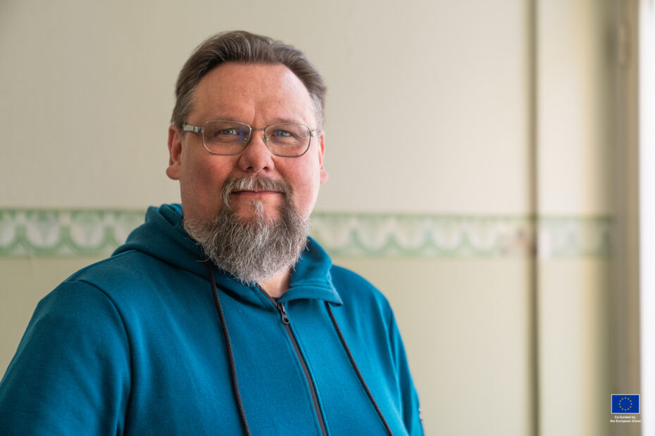 Pieti Marjavaara from A-Insinöörit. Photo by Eemeli Sarka