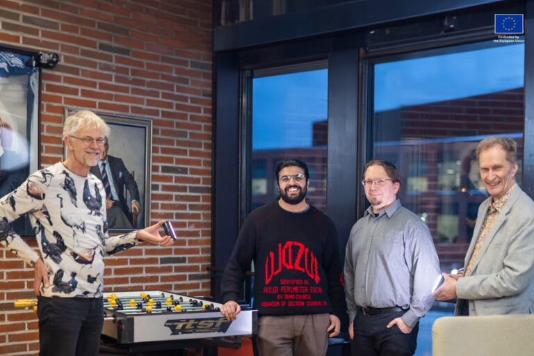 Syed Ashraf's Master's Thesis was conducted for See Through Solutions. The project's advisors in the company were Perttu Kajatkari and Aarne Oja, and it was supervised by professor Lauri Savioja. Photo: Kalle Kataila / Aalto University Scaled with AI