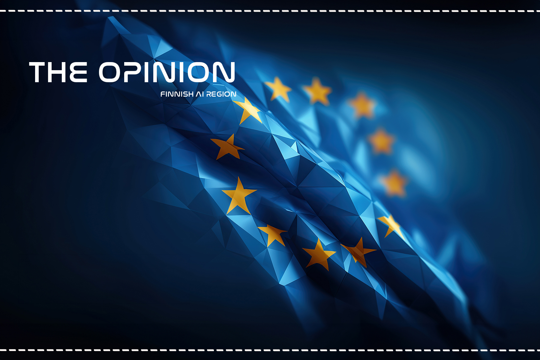 Fragmentet EU flag in digital form