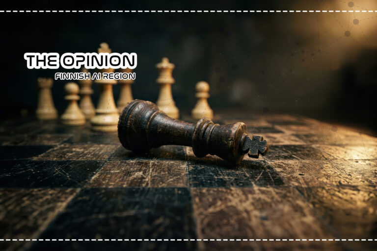 Chess piece lies on the board showing defeat in a game played at home during the evening